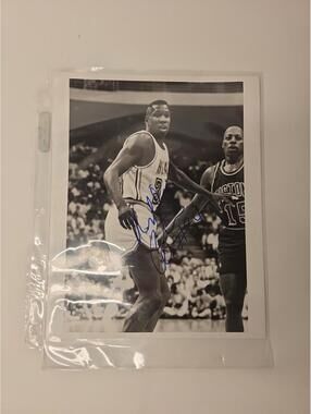 Willie Burton Autograph / Signed 8 x 10 Photo Miami Heat